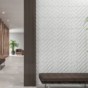 سرامیک داتیس سفید مناسب برای فضای داخلی و نمای ساختمان